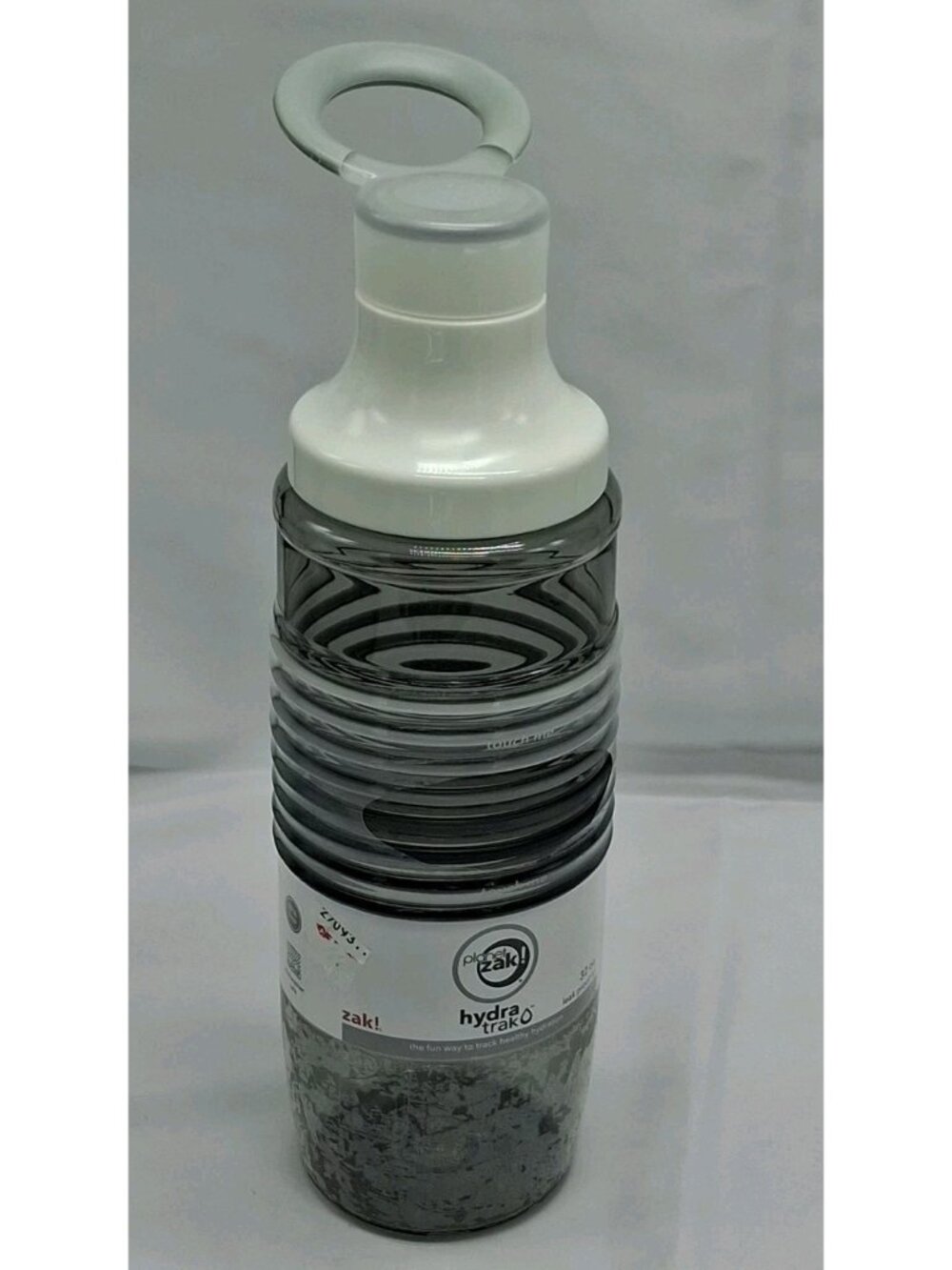Zak Design 32 oz. HydraTrak Ghost BPA Free Water Bottle -Gray